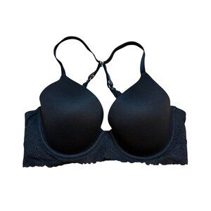 Aerie Black Lace Full Coverage Bra 34D NWOT